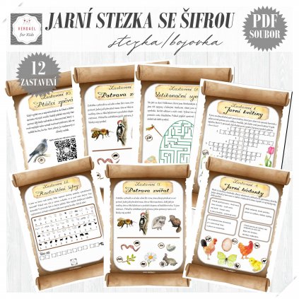 JARNÍ STEZKA SE ŠIFROU stezka pro deti