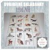 LESNÍ ZVĚŘ DVOJDÍLNÁ SKLÁDANKA