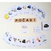 montessori třísložkové karty počasí