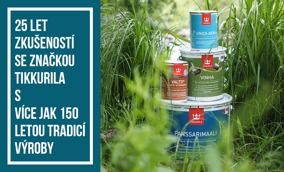 Tikkurila - 25 let zkušeností