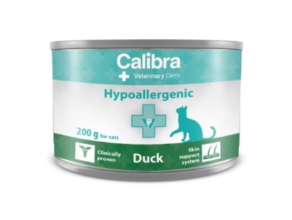 calibra vd cat hypoallergenic duck