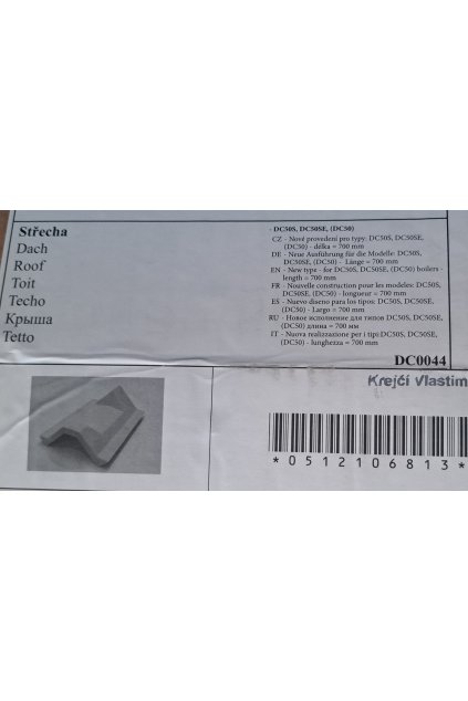 ATMOS střecha DC50S  700mm /DC50SE,DC50,DC50S/