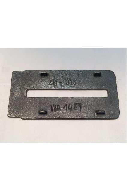 U22 přepážka kouřového kanálu 12mm 2čl.