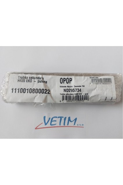 H 425 EKO U trubka sekundárního vzduchu půlená pro kotle s výztuhou