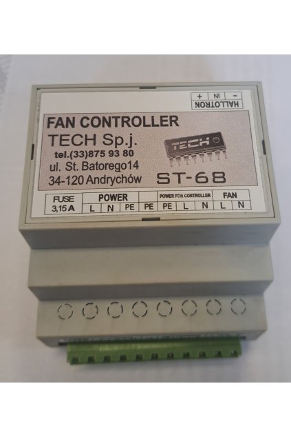 A2 REGULÁTOR TECH ST 68 CONTROLLER FAN 68 pro kotle VIADRUS LIGNATOR a HEFAISTOS 3-5čl. P1E