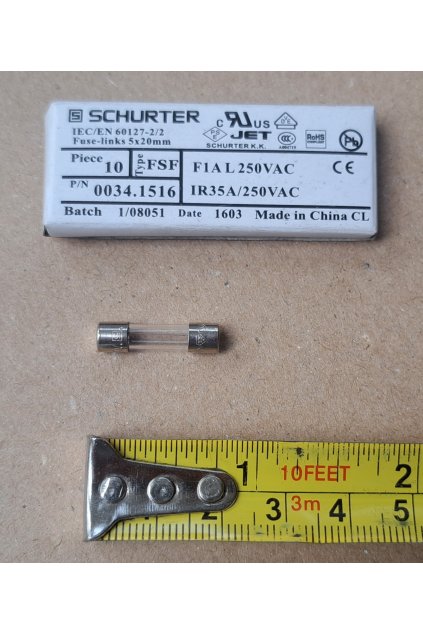 POJISTKA PODAVAČE PALIVA 1,0A