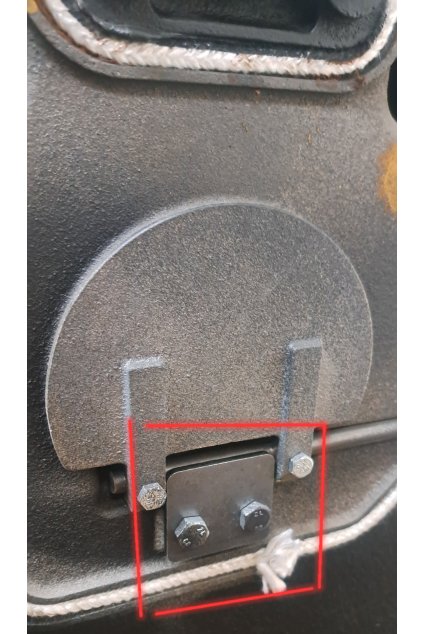 U22 Economy KONZOLA ZADNÍ ZKRATOVÉ KLAPKY /starý kod 25977/