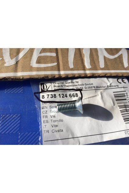 FB2 šroub M8x20 pro závěs spalov.komory