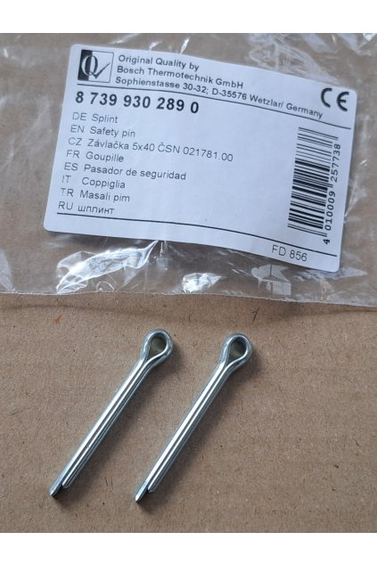 závlačka pro plotnu DOR 12-45D