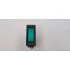 vypínač zelený úzký č.5503A-AMPRA /G27ECO/
