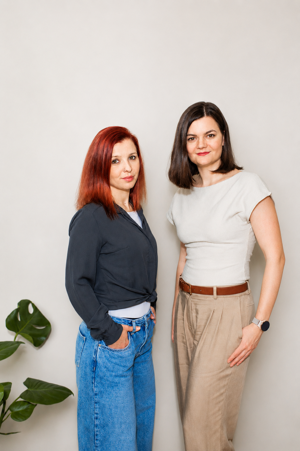 Linda a Anička z V hadru, certifikované poradkyně nošení dětí