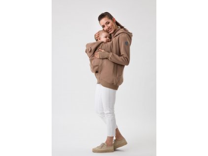 Fun2bemum babywearing sweatshirt bluza do noszenia latte 3