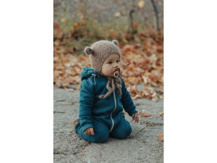 Fun2bemum teddy cotton overall babywearing petrol green butelkowa zielen kombinezon dzieciecy 9 1 scaled