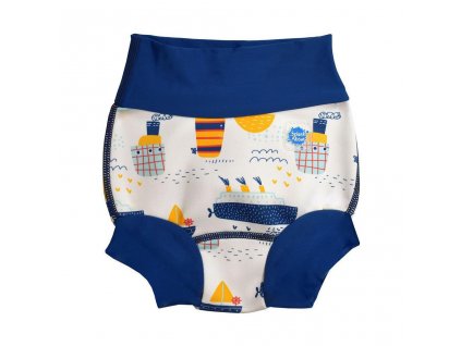 neoprenove plavky happy nappy tug boats