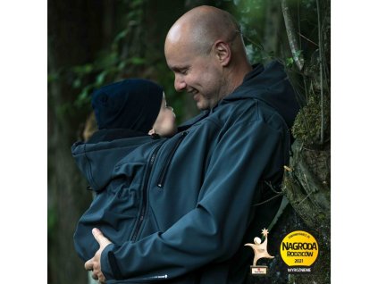 Fun2bemum babywearing softshell jacket for dad Elbrus kurtka do noszenia dzieci dla taty 1