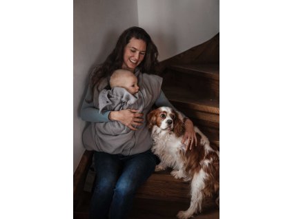 Fun2bemum kamizelka do noszenia ciazowa szary 1