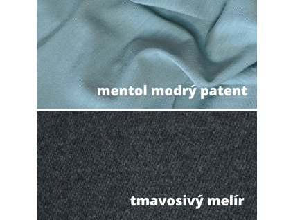 Horky tmavosivy melir mentol modry patent