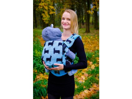 Nosítko Kavka/Pabelle Multi-Age Llama Blue + slintáčky
