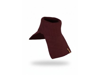 Merino čepice pro dospělé Burgundy2