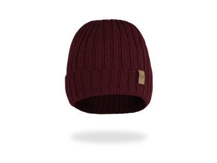 Merino čepice pro děti Burgundy1