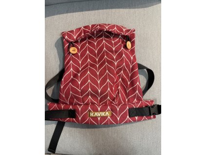 Dětské nosítko 2v1 Kavka - Burgundy Braid