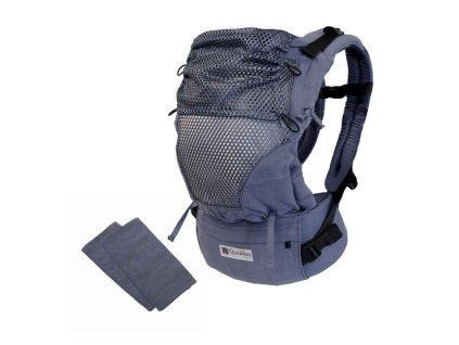 Nosítko Quokkababy E Carrier Denim Blue Mesh1