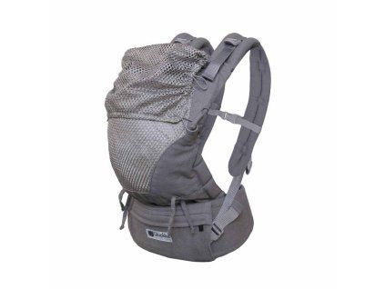 Nosítko Quokkababy E Carrier Light Grey Mesh3