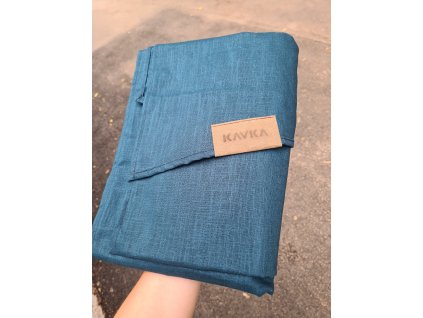 kavka lneny satek petrol linen (4)