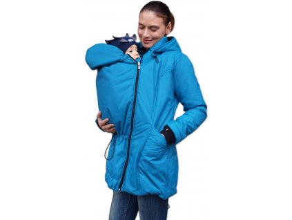 zimni tehotenska a nosici bunda zora tyrkysove modra (9)