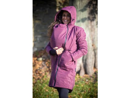 angel wings zimni bunda bordo