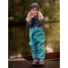19224 11 unuo batoleci softshellova kombineza s fleecem mini sv smaragdova ptacek