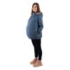 Fun2bemum babywearing softshell enigma indigo melange softshell do noszenia dziecka 5