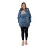 Fun2bemum babywearing softshell enigma indigo melange softshell do noszenia dziecka 6