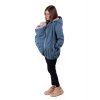 Fun2bemum babywearing softshell enigma indigo melange softshell do noszenia dziecka 7