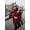 Fun2bemum parka sodftshell babywearing coat maternity burgundy parka do noszenia dzieci w chuscie 2