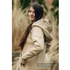 Asymmetrical Hoodie Beige with Wild Wine Vineyard12