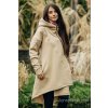 Asymmetrical Hoodie Beige with Wild Wine Vineyard3