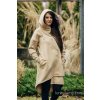 Asymmetrical Hoodie Beige with Wild Wine Vineyard8