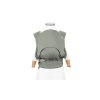 3438 ergonomicke nositko fidella flyclick half buckle babytrage chevron graugrun baby