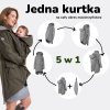 Fun2bemum babywearing jacket parka 5 w 1 jedna kurtka na caly okres macierzynstwa 7