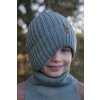 Fun2bemum czapka komin merino dla dzieci brudna mieta 2 scaled