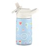 Dětská nerezová termoláhev COOL BOTTLES Kiddie Rainbow Clouds 350ml 3D1