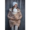 Fun2bemum babywearing maternity pregnancy parka softshell latte 1