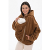 Nosici a tehotenska mansestrova bunda bomber toffee