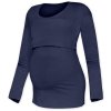 kojici tricko katerina dlouhy rukav tmave modre 2