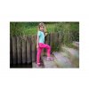 16878 11 unuo detske softshellove kalhoty bez zatepleni pruzne fantasy fuchsiova