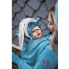 Fun2bemum babywearing sweatshirt maternity Pola bluza ciazowa do noszenia dzieci brudna mieta dust mint 5 scaled