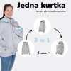 Fun2bemum babywearing jacket pola 3 w 1 jedna kurtka na caly okres macierzynstwa 7