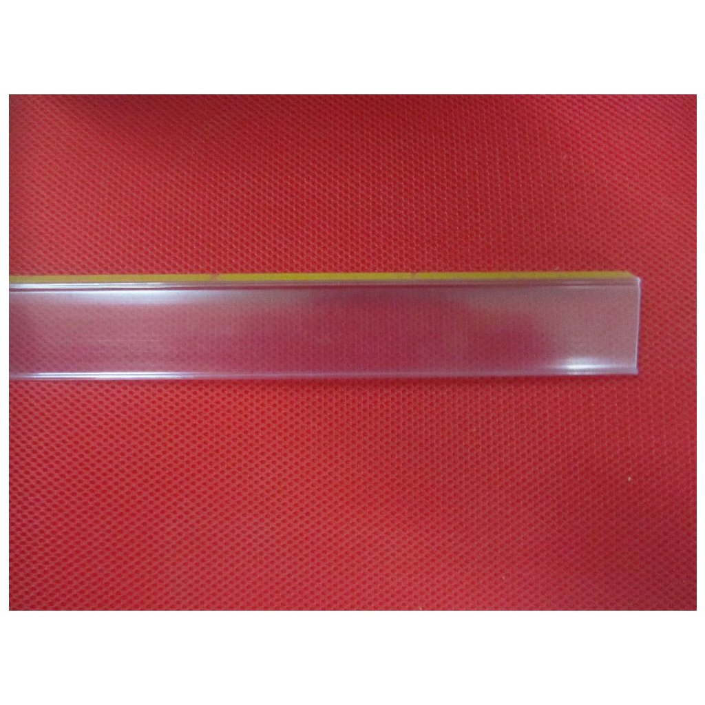 Cenov.lišta mléčná,1000x39mm,s nálep.a úhlem