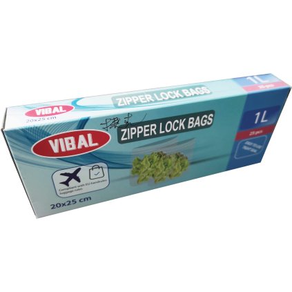 Zip sáček v boxu do domácnosti, 200x250mm, 25ks/24box